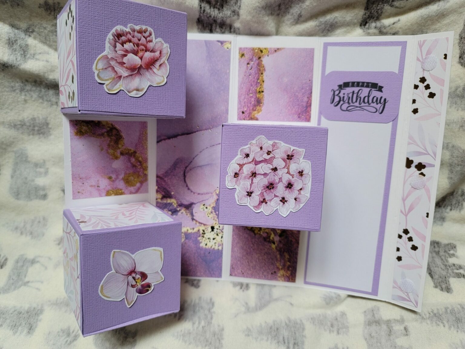 Purple Bday Card